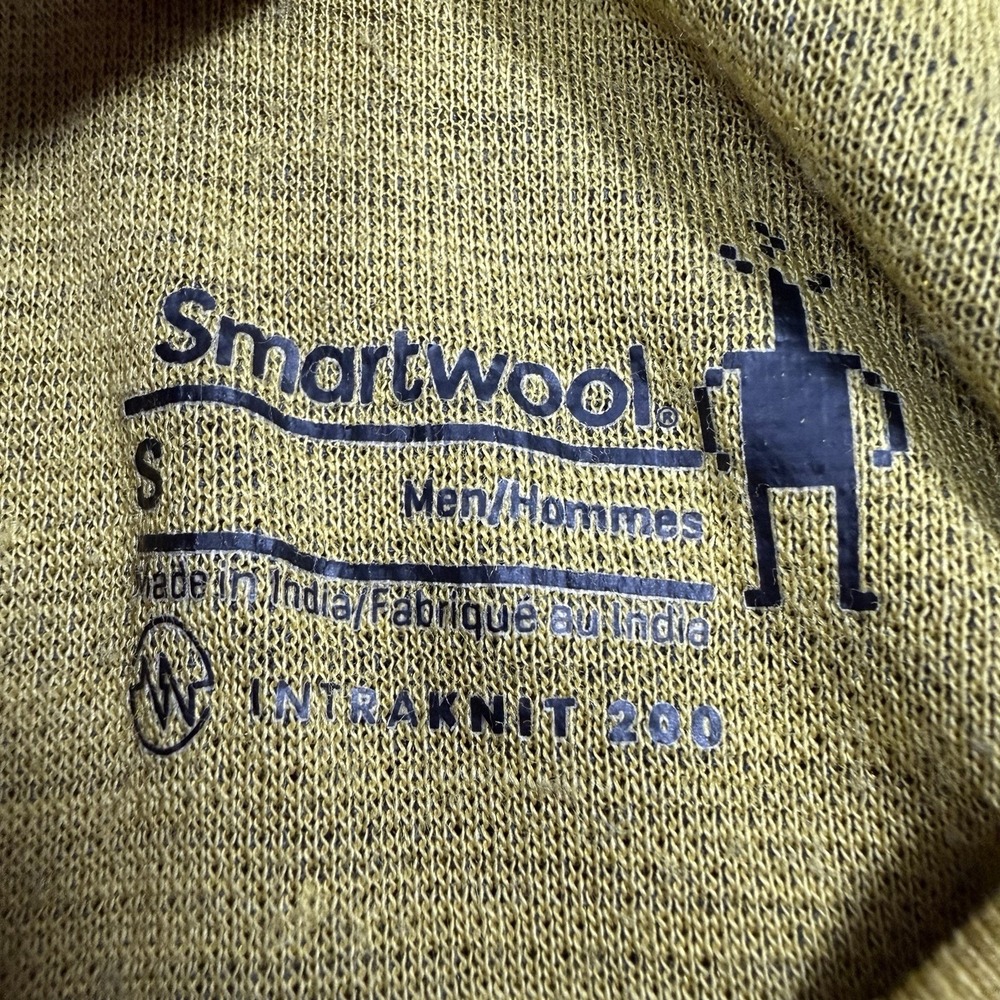 Smartwool Intraknit 200 Shirt Mens Small Wool Long Sleeve Base Layer Top Hike - Picture 7 of 13